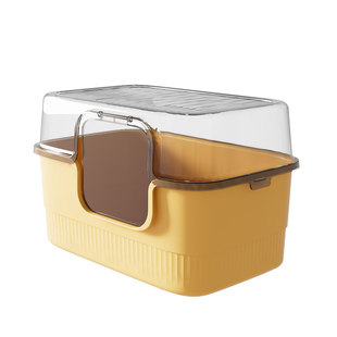 猫砂盆超大号全封闭式隔臭厕所猫沙盆子防外溅大猫幼猫养猫用品