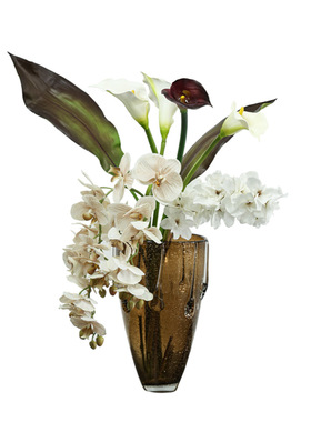 妖及轻奢仿真花艺摆件可定制