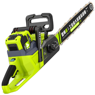 充电式锂电锯42V锂电池大容量高速锯小型家用手持户外专用伐木锯