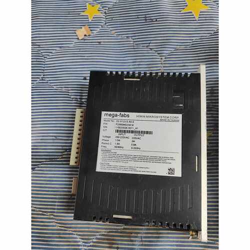 D2-0123-S-A5-0 mega-fabs上银驱动器 工业控制