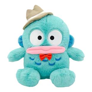 正版三丽鸥人鱼汉顿公仔小丑鱼毛绒娃娃半鱼人卡通玩偶娃娃礼物女