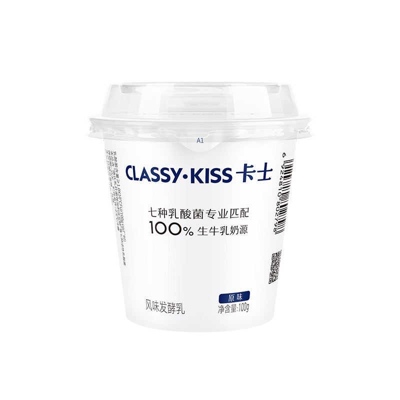 卡士100g风味发酵乳低温酸奶24杯