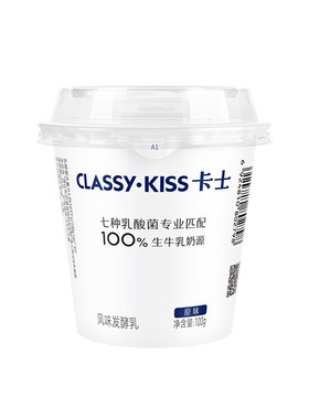 卡士100g风味发酵乳低温酸奶24杯