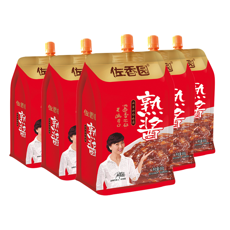 佐香园熟酱450g*3东北大酱黄豆酱家用正宗农家大酱豆瓣酱大葱蘸酱