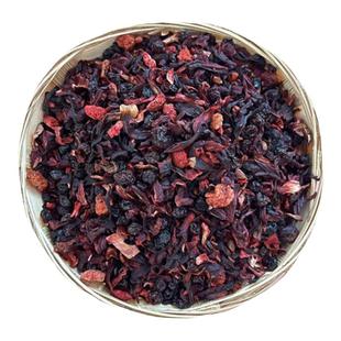 景区同款500g朗姆覆盆子花果茶乌龙茶大理厦门花茶醋栗浆果水果茶