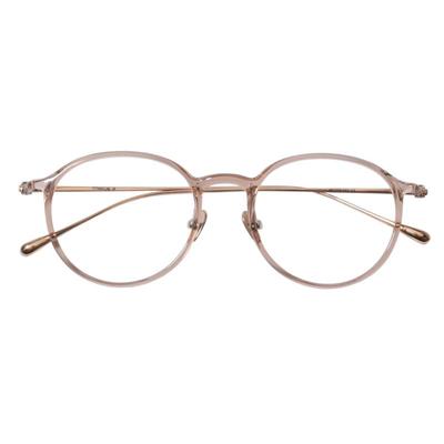 高度近视800度不出框6克眼镜架女