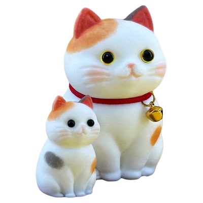 纯手工绘制原创猫咪捏捏乐食品级硅胶材质生日摆件送礼物解压玩具