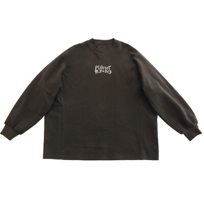 亲肤棉纺撞色绣花印花长袖卫衣