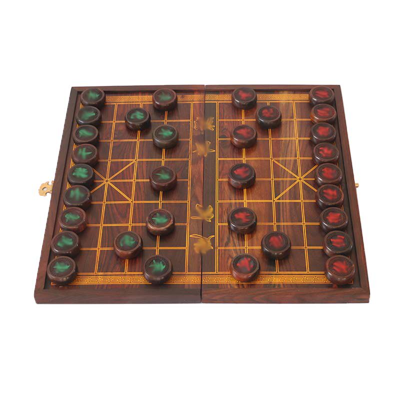 中国象棋酸枝实木折叠式高档礼品