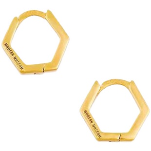 张瑶推荐款摩登博物馆ModernMuseum极简系列几何五边形耳环