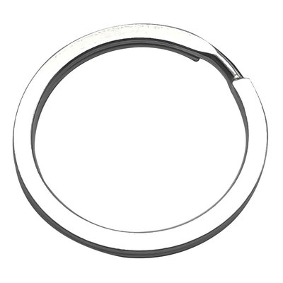 diy大号不锈钢连接圈扁平钥匙扣