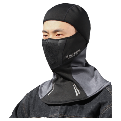 西骑者保暖头套加长护颈