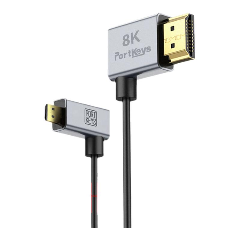 艾肯监视器相机专用hdmi线8k极细