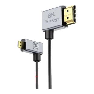 portkeys艾肯监视器2.1版8K极细同轴hdmi超细相机专业级8K连接线