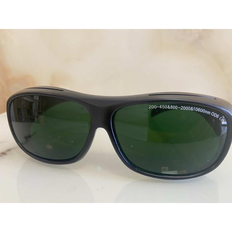 焊接切割机雕刻紫外线355电焊护目镜1064nm光纤激光防护眼镜405