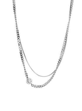 网红轻奢辣妹嘻哈风潮酷笑脸项链