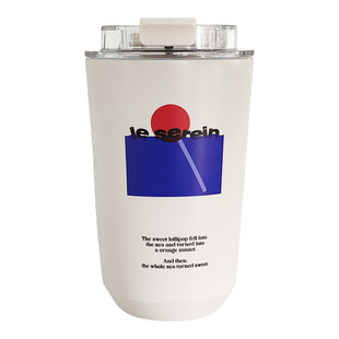 Holidaaays原创小众高颜值随行杯不锈钢咖啡杯保温杯水杯生日礼物