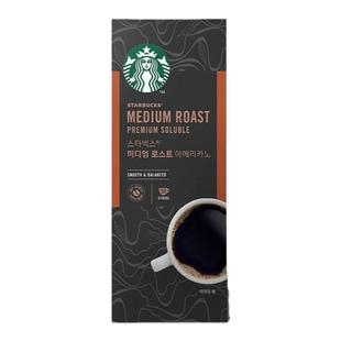 韩国直邮STARBUCKS星巴克速溶中度烘焙浓郁咖啡粉38袋装提神礼遇