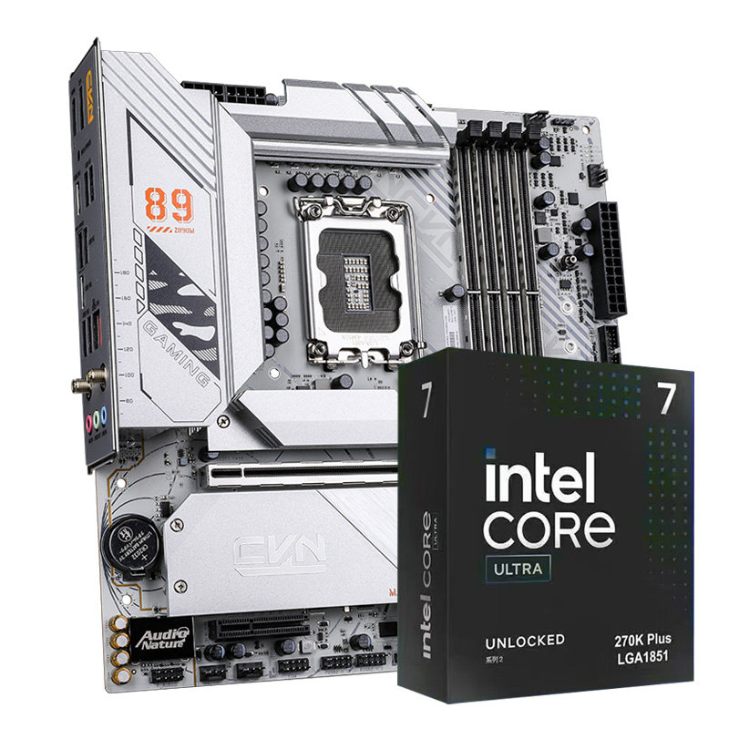 七彩虹Z890台式机电竞游戏主板搭Ultra 270K/250K/250KF PLUS套装