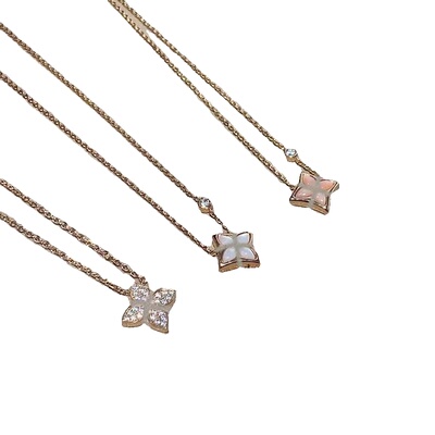 纯银菱形项链女高版|千人收藏