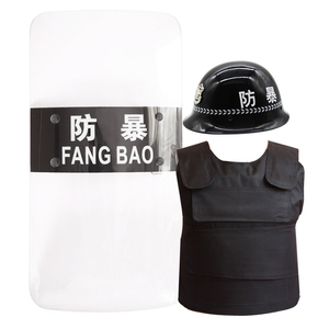 防暴盾牌钢叉校园头盔防刺服装备
