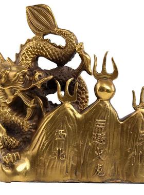 乾卦火烧天门化解中式风工艺品