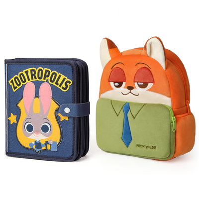 迪士尼疯狂动物城早教布书礼盒