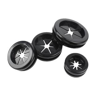 双面护线圈环保橡胶米字型开孔护线圈配电箱出线孔护套防尘过线圈