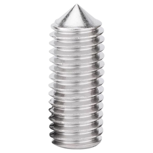 304不锈钢美制锥端机米内六角紧定螺丝顶丝英制基米无头止付螺钉