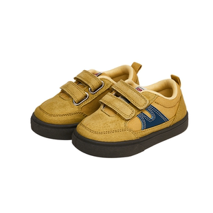 【春上新】TOPSTAR儿童帆布鞋女童休闲防滑板鞋男童魔术贴户外鞋