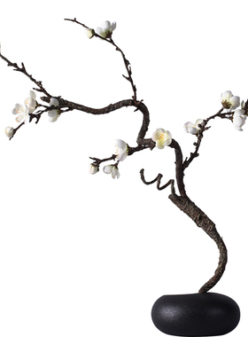 仿真花客厅/影楼梅花摆件