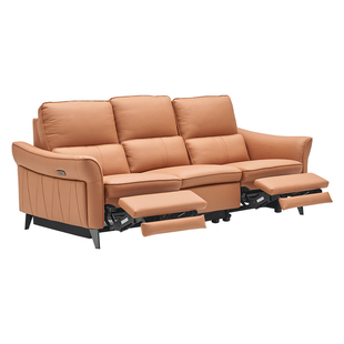 左右零靠墙电动沙发小户型科技布沙发6015-少量现货咨询客服