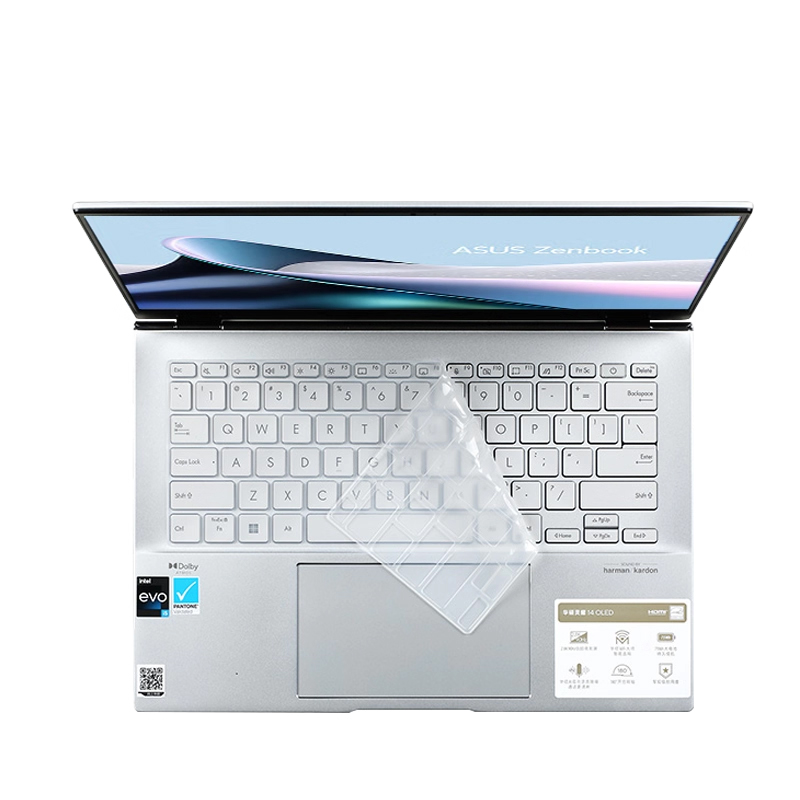 适用2025款华硕灵耀14键盘膜UX3405键盘保护膜UX5406S按键保护套灵耀14Air防尘垫罩16Air屏幕膜钢化膜全覆盖