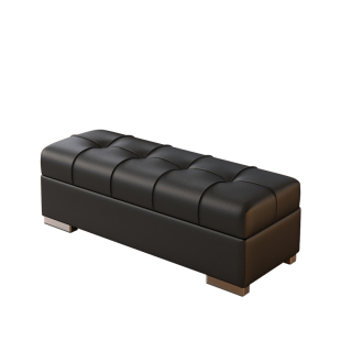 真皮高端入户换鞋凳中古长条凳储物进门凳店铺休息凳衣帽间换衣凳