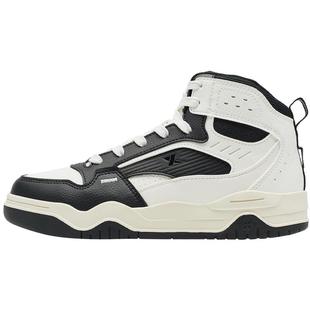 特步皓白丨板鞋男鞋冬季新款增高休闲鞋情侣保暖加绒棉鞋运动鞋子