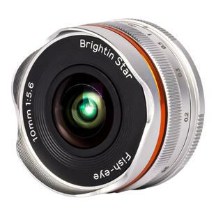 星曜10mm F5.6超广角挂机饼干鱼眼星耀镜头适用M43富士z索尼E卡口