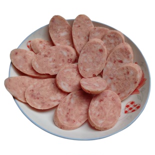 农家手工纯肉鲜肉火腿肠无添加土猪肉香蕉肠自制香肠500g包邮