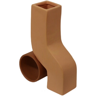 北欧风几何陶瓷桌面插花瓶摆件