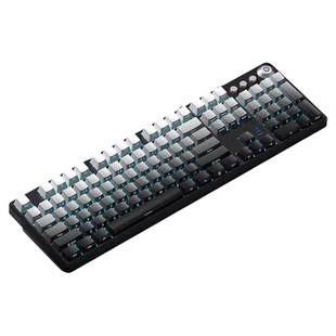 狼蛛F2088pro机械键盘有线侧刻渐变三拼色键帽打瓦吃鸡fps办公用