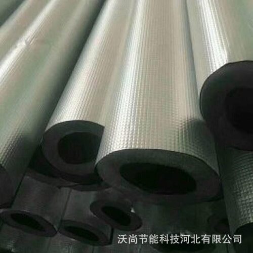 供应优质阻燃耐水橡塑管B1材料  保温耐热铝箔材料保温橡塑管