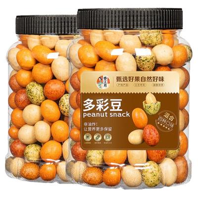 春江月多彩豆鱼皮花生大罐装500g