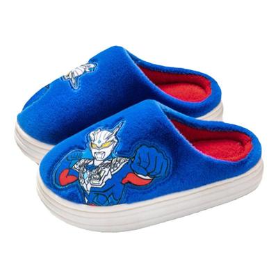 奥特曼可爱儿童冬季厚底棉拖鞋