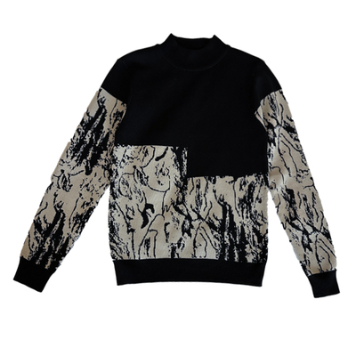 冬季半高领毛衣男款痞帅流行上衣