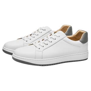 J.BENATO VOGA宾度男鞋真皮通勤风小白鞋商务休闲皮鞋潮流秋板鞋