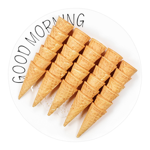 蛋糕裱花120个脆筒冰淇淋装饰冰激凌迷你小蛋筒卷甜筒皮零食奶茶