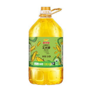 【加量不加价】金龙鱼不油腻轻年非转基因玉米油5.43L/桶 食用油