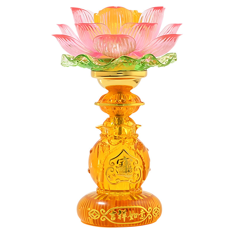 莲花灯彩色莲花灯荷花灯供灯