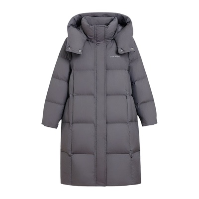 马克华菲冬季羽绒服女中长款外套