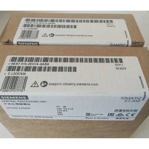 议价6ES7315-2EH14-OABO西门子CPU 315-2PN/DP模块6ES7315-2EH14-
