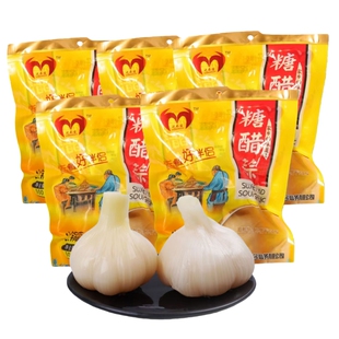 山东糖蒜泡大蒜头糖醋蒜头糖醋新鲜泡蒜500g泡菜农家腌制蒜